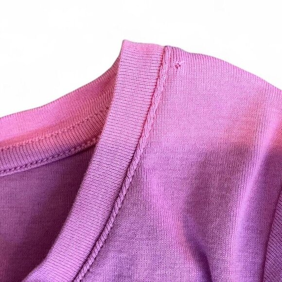 Pink J.Jill prima scoop short sleeve T-shirt size XS - Picture 4 of 4